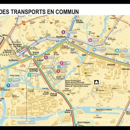 Charming With Jacuzzi Centre Gare Страсбург